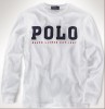 New Men's Polo Shirts Long Sleeve White S-XXL 