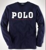 New Men's Polo Shirts Long Sleeve Navy Blue S-XXL 