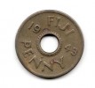FIJI   ONE PENNY   1943 