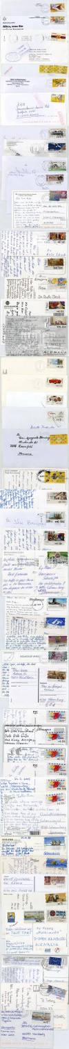 45 Briefe+Karten mit Automatenmarken von SPANIEN.Bedarf 