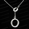 New Fashion beautiful Necklace Silver N563Q 