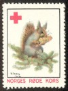 NORWAY, 1928 Norwegian Red Cross Christmas seal MNH 
