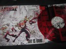 LETHAL AGGRESSION LP-LIFE IS HARD-RED VINYL/PUNK 