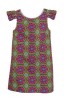 Vintage embroidered collar detail frilly dress. 