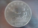 Moneda 2 pts 1970 estrella 74 plata mbc