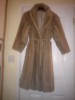 VINTAGE FAUX FUR COAT by ASTRAKA sz 10 