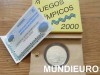 $MUNDIEURO$ 1.000 PTAS PLATA 2000 CAJA Y CERT INVERSIÓN