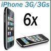 6x Clear Screen Protector Film Cover For iPhone 3G 3Gs 