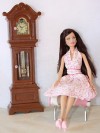 clock only   ooak by BJ silkstone barbie FR furniture 