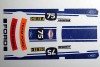 FORD FIESTA NUMERO 75 CALCAS AL AGUA EXIN SCALEXTRIC 