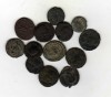 Lote de 13 monedas del Bajo Imperio(1/2 Follis-1/2 Cent 
