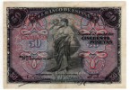 50 PESETAS 1906 -DIFICILES EN ESTE ESTADO-  @arena@ 