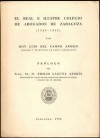 Libro antiguo.Colegio de Abogados Zaragoza.1952 