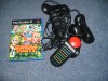  PS2 BUZZ CONTROLERS & 1 GAME ' JUNGLE PARTY ' 