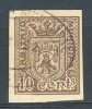 BURGOS. 10 CENTS.  Antiguo sello local.