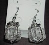 FREE SHIPPING IMPRESSIVE Crystal Cubic Earrings R058 
