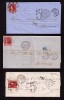 España, 3 cartas con le nº 53,cat: Edifil: 174 €. 