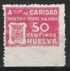 1935-SPAIN CIVIL WAR ASOCIACION CARIDAD HUELVA ROSA 