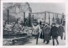 1941 Santander Spain Officers Inspect Ruins Press Photo 