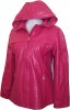 Pink Jacket/Coat with Hood by Frequency size 12 