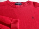 WOW! Vintage Sweater by Ralph Lauren Polo Mens L Red! 