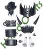 +WARHAMMER 40K BITS ORK DEFF DREAD - JAWS & VISORS 