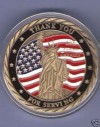 THANK YOU FOR SERVING~ARMED FORCES CHALLENGE COIN NEW  