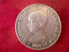 (10FRAN67)ALFONSO XIII 5 PTA  PLATA 1891*91 INVERCIÓN