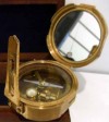 Natural Sine Brass MINING COMPASS - Stanley London +Box 