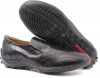 Mens H.GEE Black Leather Shoes Size 10 (44) 