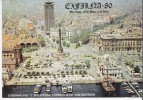 ESPAÑA,1980 H.R. EXFILNA'80*DIA DEL SELLO, BARCELONA 