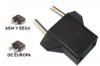 Enchufe adaptador Clavija UK a ESPAÑA 220v ->2 UNIDADES 