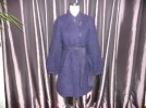 Sonia Rykiel Deep Purple Mohair and Wool Coat 