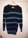 SONIA BY SONIA RYKIEL STRIPEY KNITTED JUMPER SIZE 10/12 