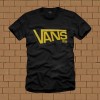 VANS Skateboard Streetwear Font  T-Shirt Black Gr.L 