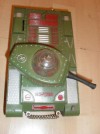 OLD TOY PLASTIC TANK MU-70797 COMANDO T-504   22 CM. 
