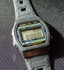 Vintage 80s Casio W-24A Marlin LCD Digital Watch RARE 