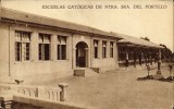 Postal antigua: Zaragoza. Escuelas Portillo 