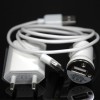 3EN1 CARGADOR COCHE USB Para iPhone 3G 3GS S 4 4G 