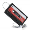 Black Cassette Tape Silicone Case Cover for iphone 4 4G 
