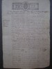 MANUSCRITO AÑO 1825 FISCAL 4º MUEL ZARAGOZA 