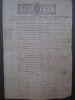 MANUSCRITO AÑO 1825 FISCAL 4º MUEL ZARAGOZA 