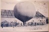 Postal 1902- Terminando de hinchar el globo con el... 