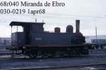 Original  railway slide PORTUGAL r040 MIRANDA 030.0219 