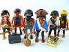 Lot of 6 PIRATE FIGURE'S Royal Guard Pirate Playmobil 