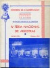 Libro antiguo:IV Feria Nacional de Muestras.Zaragoza 