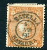 SPAIN: 1866 classic Isabella perf issue 12c. Postmark 