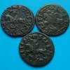 LITHUANIA LOT OF 3  MEDIEVAL SOLIDUS  JAN KAZIMIR XVIIc 