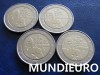 $MUNDIEURO$ LOTE 4 MONEDAS 2 EUROS ESLOVENIA 2011 NUEVA