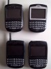 LOTE 4 BLACKBERRY 7520 BLACK EDITION  